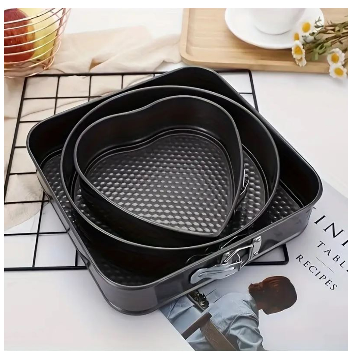 Miniatura 6 de Set 3 Moldes Pasteleria Desmontables